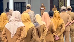 Pimpin Apel Pagi, Wabup Batola Ajak ASN Bersatu Wujudkan Batola Satu