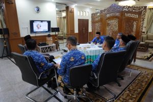 Pj. Bupati Barito Kuala Hadiri Entry Meeting Gabungan BPK Kalimantan Selatan Secara Daring