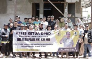 Supian HK Serap Aspirasi Masyarakat HSU dalam Reses, Fokus pada Infrastruktur dan Program Bedah Rumah
