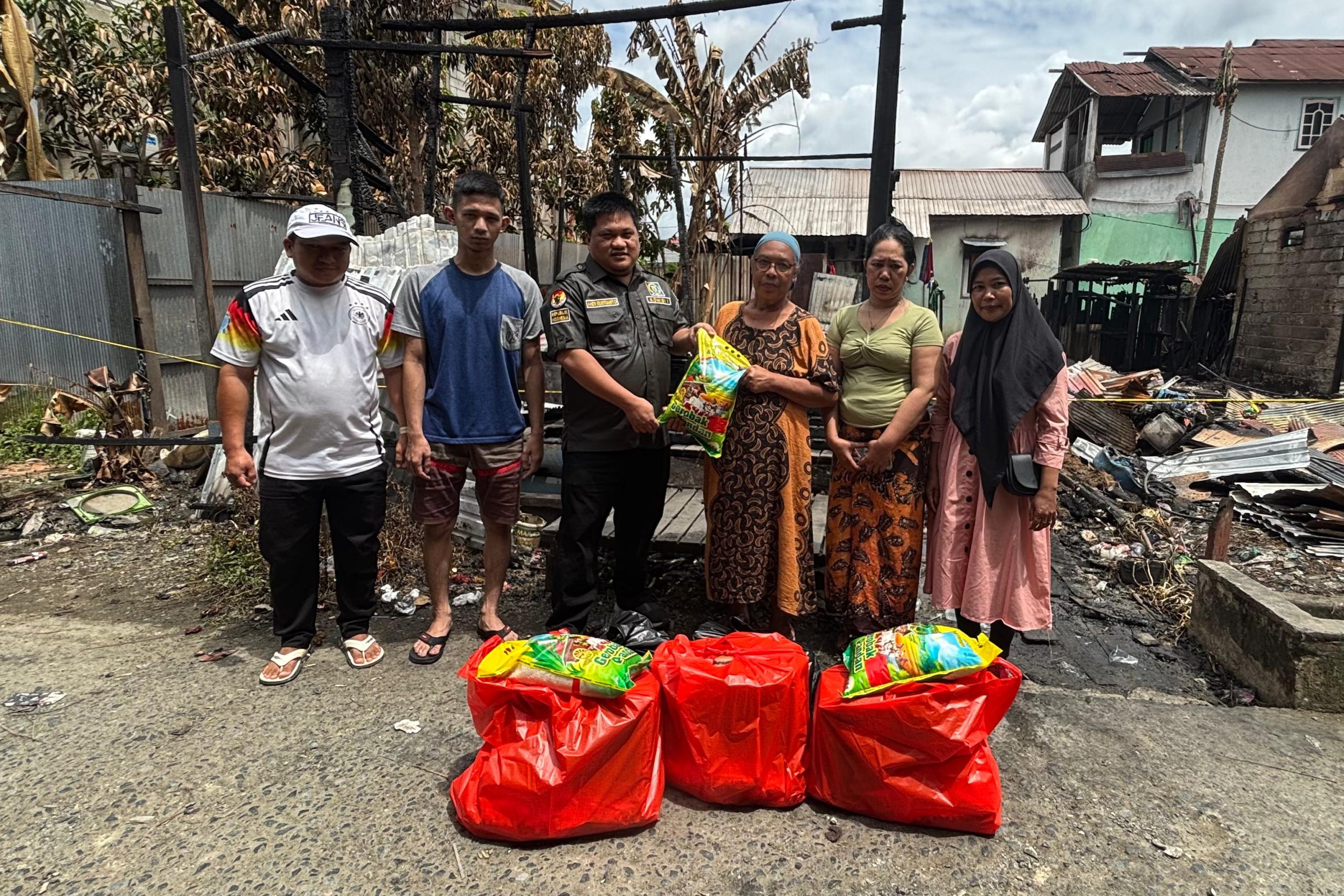 Kebakaran di Gang PLN, Andi Rustianto Ajak Masyarakat Gotong Royong Bantu Korban
