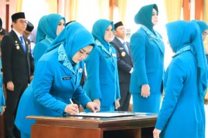 Suci Anisa Rusli Resmi Dilantik sebagai Ketua TP PKK Kotabaru 2025-2030