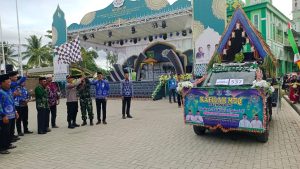 MTQ Kusan Tengah Dibuka, Mobil Hias dan Kuliner Khas Desa Jadi Daya Tarik