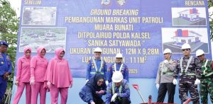 Bupati Tanbu Apresiasi Pembangunan Markas Patroli Polairud di Pantai Muara Bunati