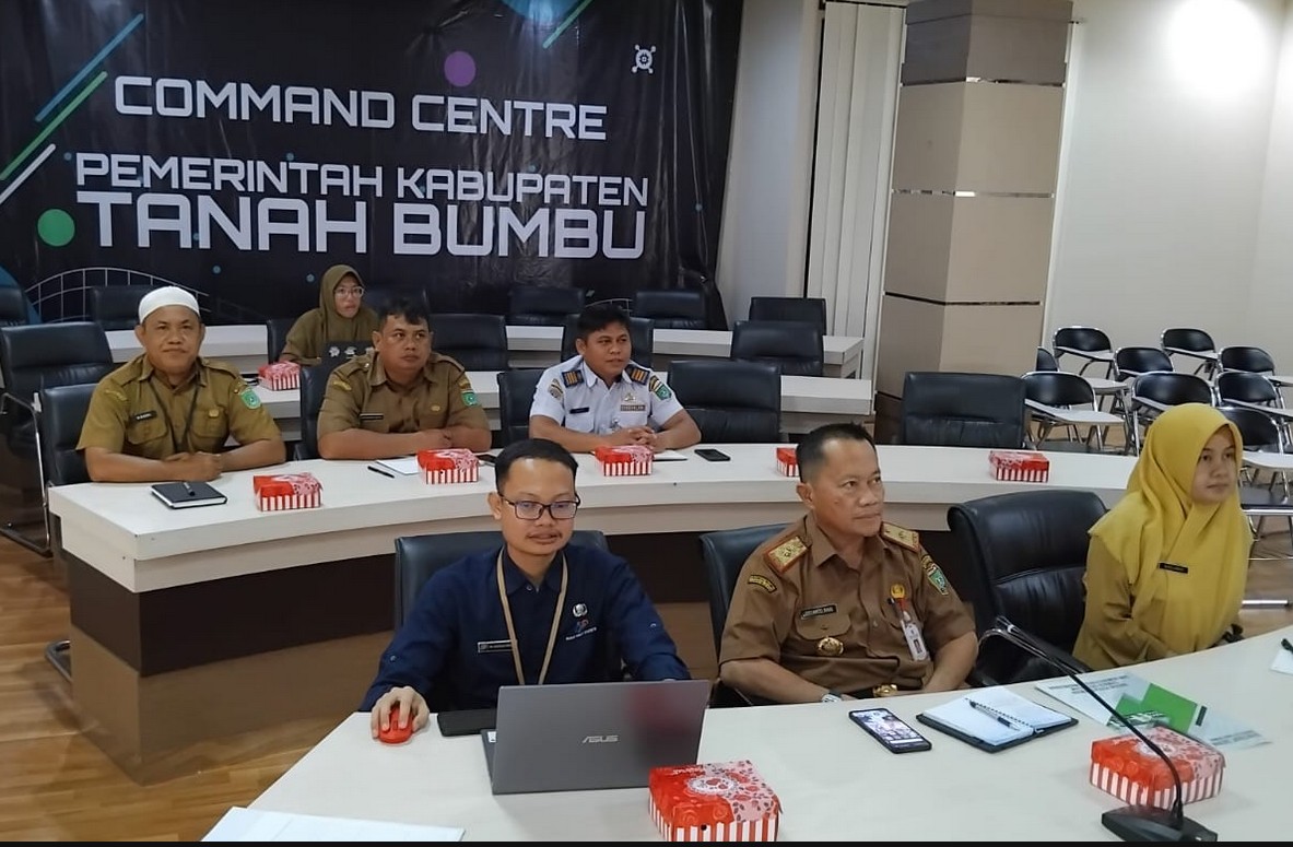 Pemkab Tanbu Perkuat Sinergi Nasional Lewat Rakoor Pengendalian Inflasi