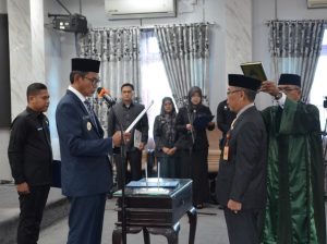 Wabup Balangan Lantik Sufriannor Jadi Pj Sekda, Tegaskan Peran Strategis Sekda