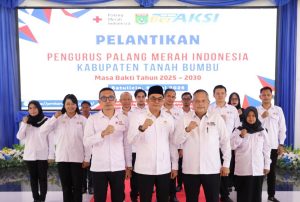 PMI Tanah Bumbu Resmi Dilantik, Bupati Dorong Penguatan Layanan Kemanusiaan