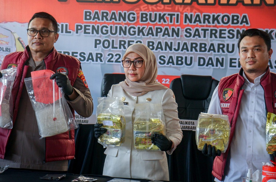 Banjarbaru Musnahkan Puluhan Kilogram Sabu, Wali Kota Tegaskan Komitmen Perangi Narkoba