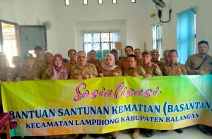 Kecamatan Lampihong Luncurkan Inovasi Basantan untuk Santunan Kematian Warga Miskin