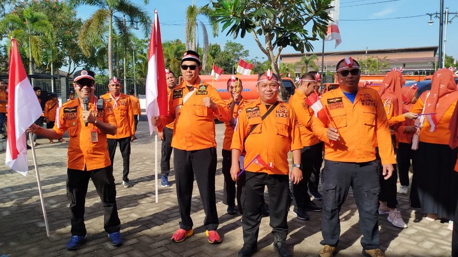 BPBD Balangan Meriahkan HUT RI ke-80 dan HUT ke-11 dengan Lomba Kebersamaan