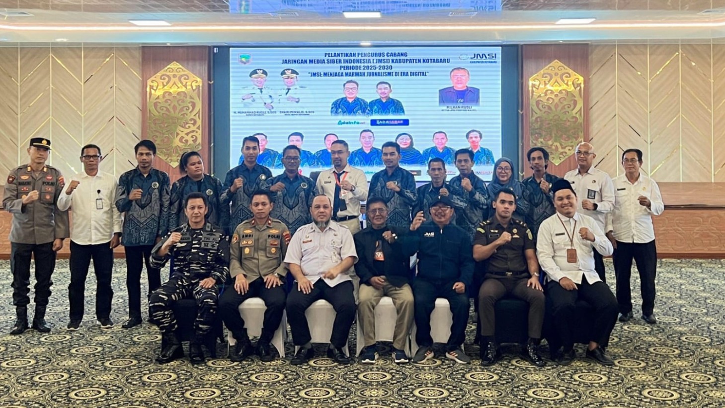 JMSI Kotabaru Periode 2025–2030 Resmi Dilantik, Siap Perkuat Jurnalisme Digital
