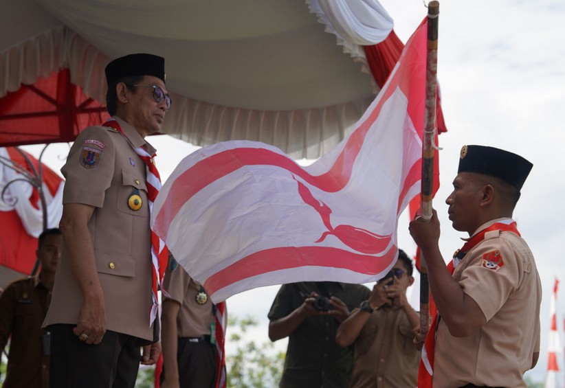Wabup Balangan Ajak Pramuka Jadi Garda Terdepan Jaga NKRI