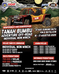 - Tanah Bumbu Adventure Off-Road Siap Panaskan HUT RI ke-88