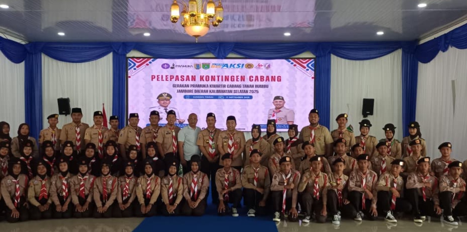 70 Pramuka Tanah Bumbu Ikuti Jambore Daerah Kalimantan Selatan