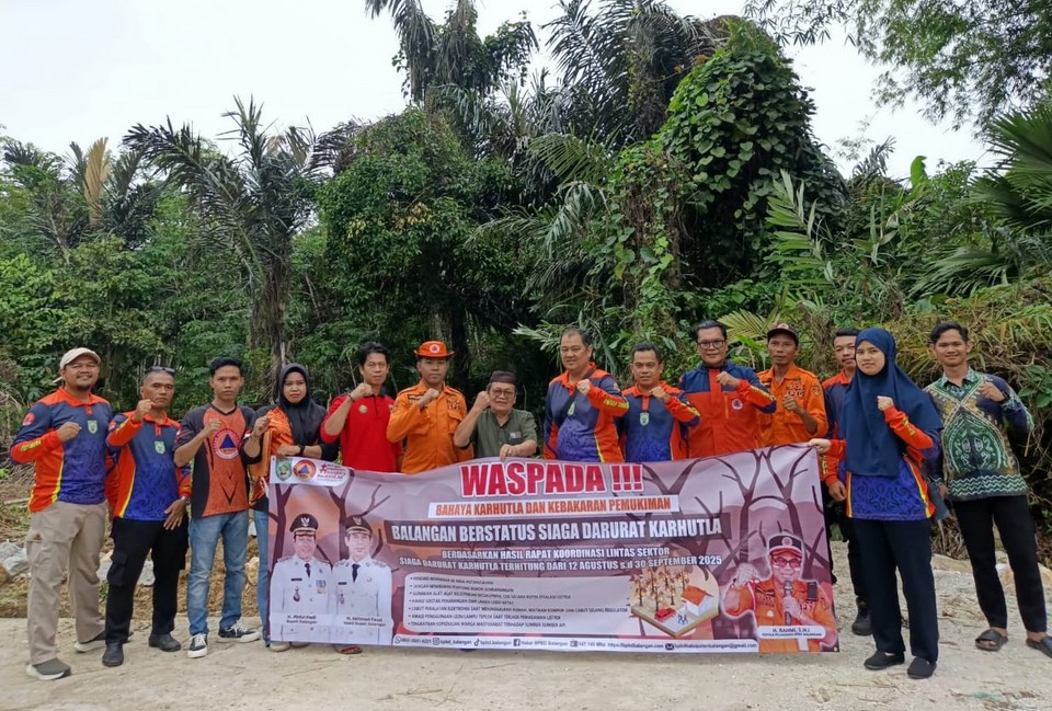 BPBD Balangan Gencarkan Patroli Karhutla, Warga Diminta Tidak Membakar Lahan