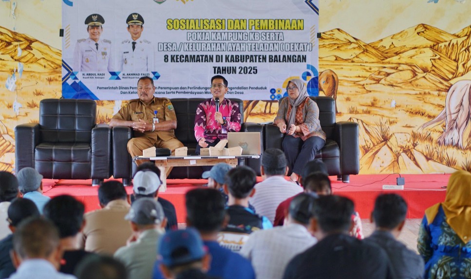 Balangan Dorong Peran Ayah dalam Pengasuhan Lewat Program Kampung KB dan Ayah Teladan