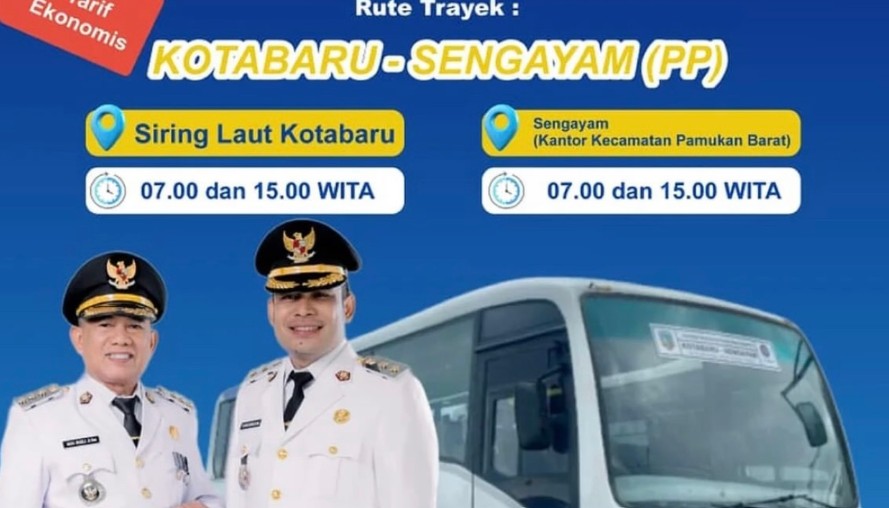 Dishub Kotabaru Luncurkan Trans Saijaan, Hadirkan Transportasi Ekonomis untuk Warga