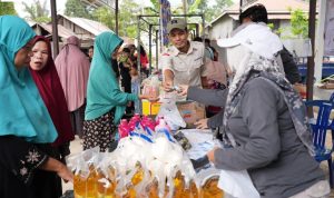 Disperindag Hadirkan 9 Distributor di Pasar Murah Kusambi Hulu
