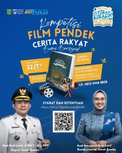 Kompetisi Film Pendek Cerita Rakyat Ramaikan Festival Literasi BerAKSI 2025 di Tanah Bumbu