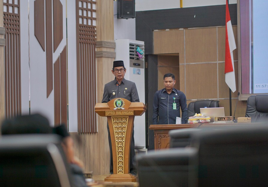 Pemkab Balangan Sampaikan Raperda APBD 2026 dan Lima Raperda Propemperda ke DPRD