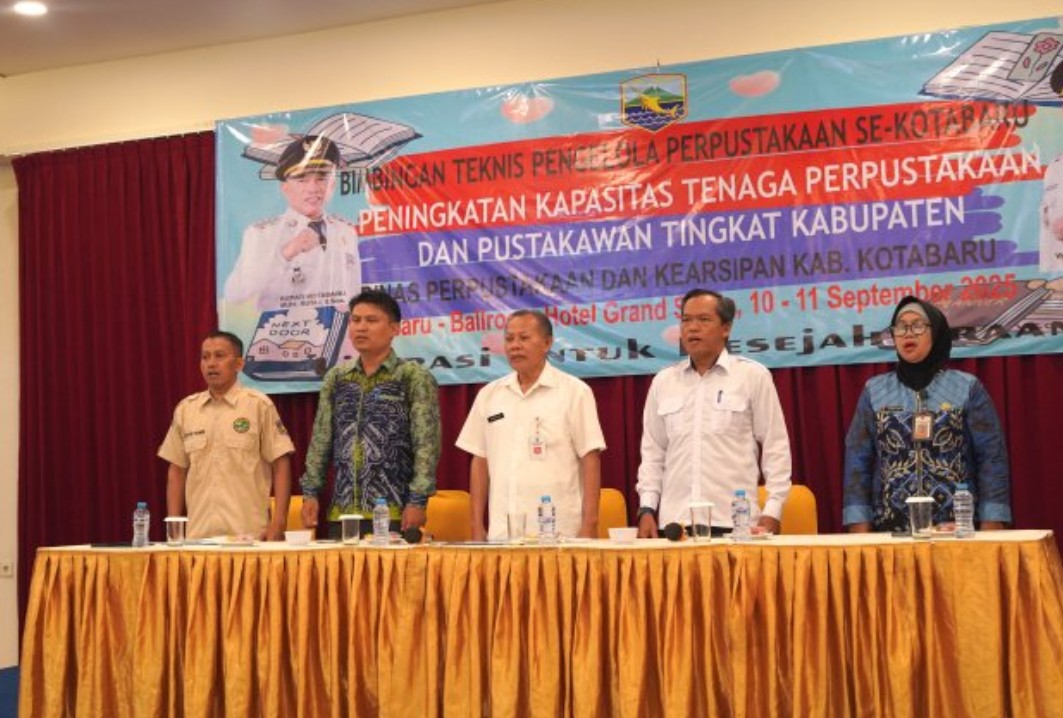 Pemkab Kotabaru Gelar Bimtek Tenaga Perpustakaan, Perkuat Literasi Masyarakat