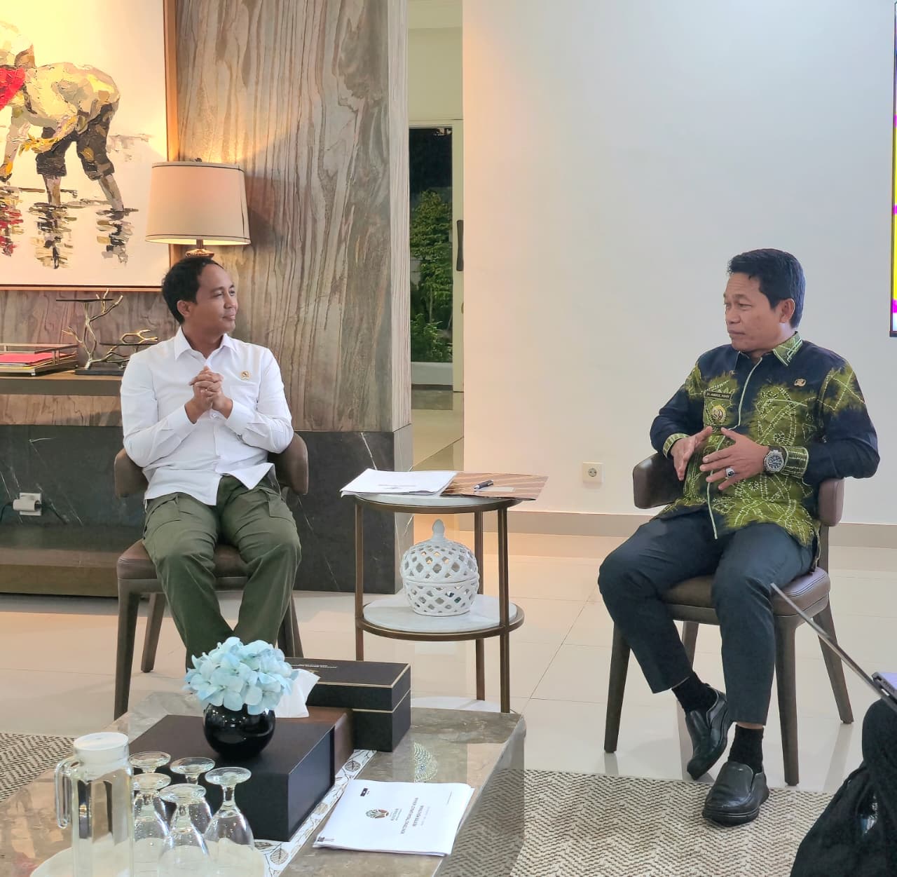 Audiensi di Jakarta, Bupati Balangan Dapat Dukungan Pusat untuk Wisata Batarius